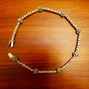 14k White Gold Tennis Braclet